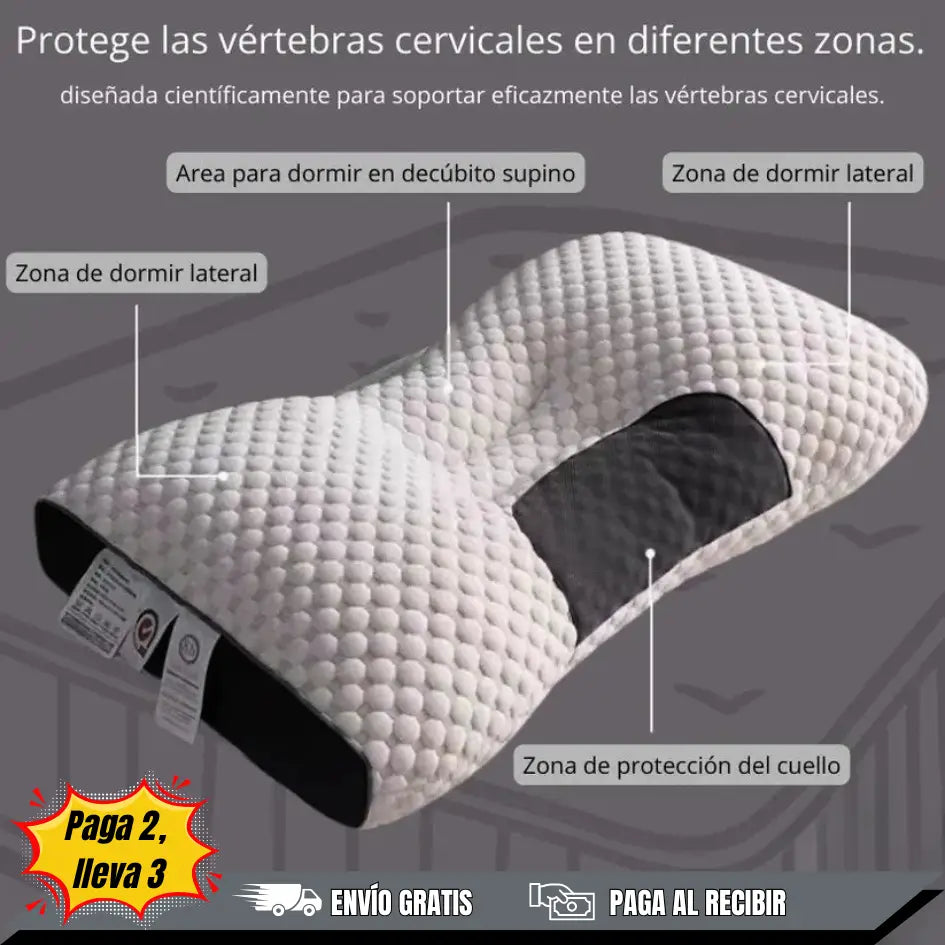 CerviPlus 3D - Almohada Ortopédica 3d Con Alineación Cervical