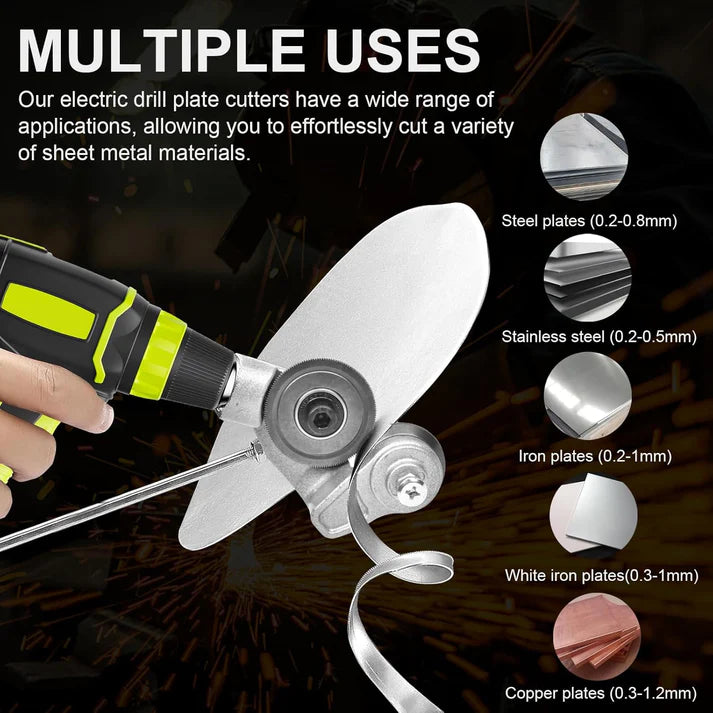 Adaptador de Taladro Para Cortar Lámina Metálica 🛠️