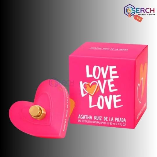 AGATHA RUIZ DE LA PRADA - LOVE LOVE LOVE EDT WOMAN - 2.8 oz (80 ml)