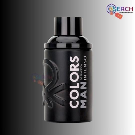 BENETTON - COLORS MAN BLACK INTENSO EDP MEN - 3.4 oz (100 ml)
