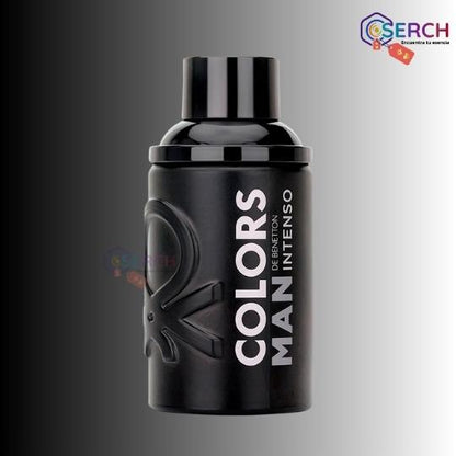 BENETTON - COLORS MAN BLACK INTENSO EDP MEN - 3.4 oz (100 ml)