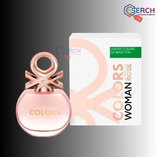 BENETTON - COLORS WOMAN ROSE EDT WOMAN - 2.7 oz (80 ml)