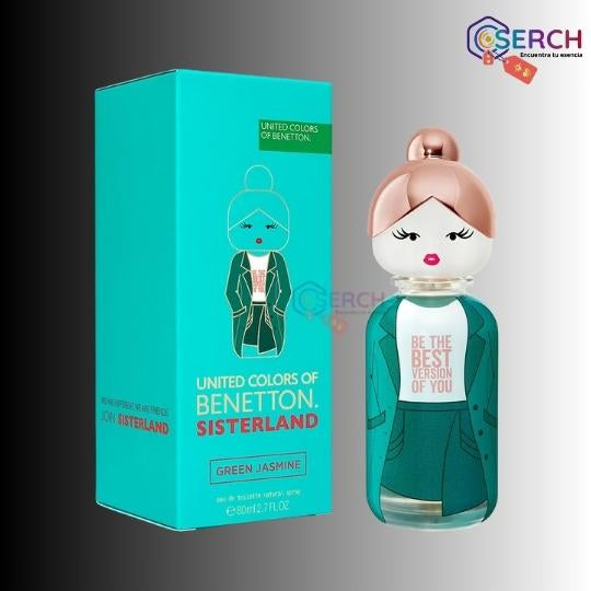 BENETTON - SISTERLAND GREEN JASMINE EDT WOMAN - 2.7 oz (80 ml)