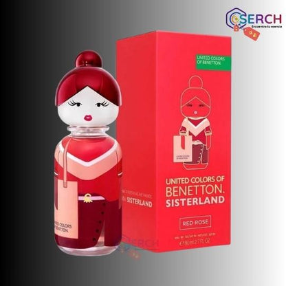 BENETTON - SISTERLAND RED ROSE EDT WOMAN - 2.7 oz (80 ml)