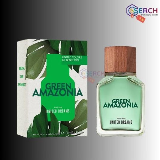 BENETTON - UNITED DREAMS GREEN AMAZONIA EDT MEN - 3.4 oz (100 ml)