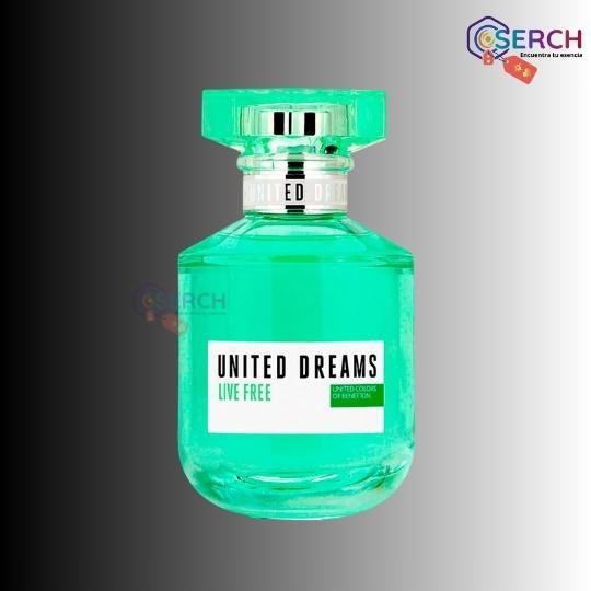 BENETTON - UNITED DREAMS LIVE FREE EDT WOMAN - 2.8 oz (80 ml)