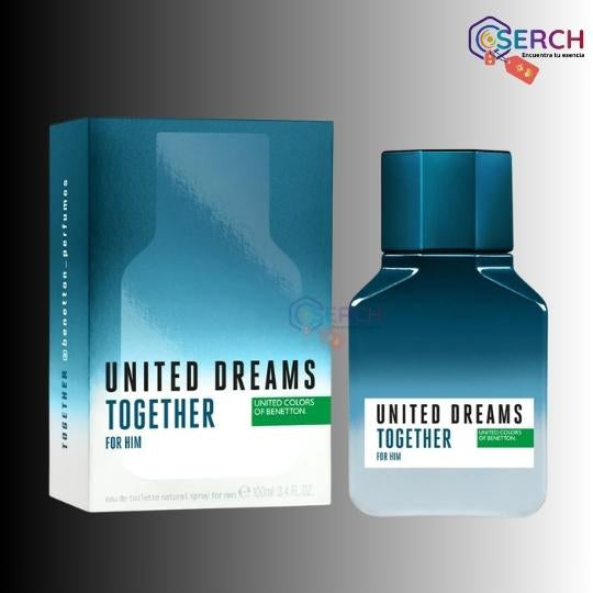 BENETTON - UNITED DREAMS TOGETHER EDT MEN - 3.4 oz (100 ml)