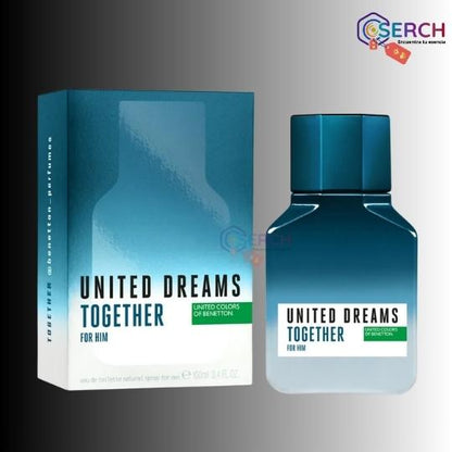 BENETTON - UNITED DREAMS TOGETHER EDT MEN - 3.4 oz (100 ml)