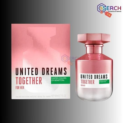 BENETTON - UNITED DREAMS TOGETHER EDT WOMAN - 2.7 oz (80 ml)