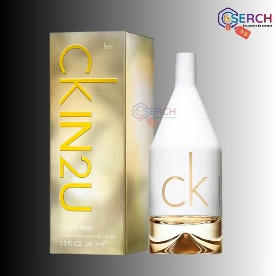 CALVIN KLEIN - IN2U EDT WOMAN - 3.4 oz (100 ml)