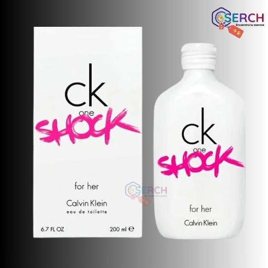 CALVIN KLEIN - ONE SHOCK EDT WOMAN - 6.8 oz (200 ml)
