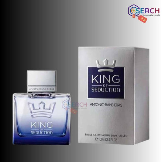 ANTONIO BANDERAS - KING OF SEDUCTION EDT MEN - 3.4oz (100ml)