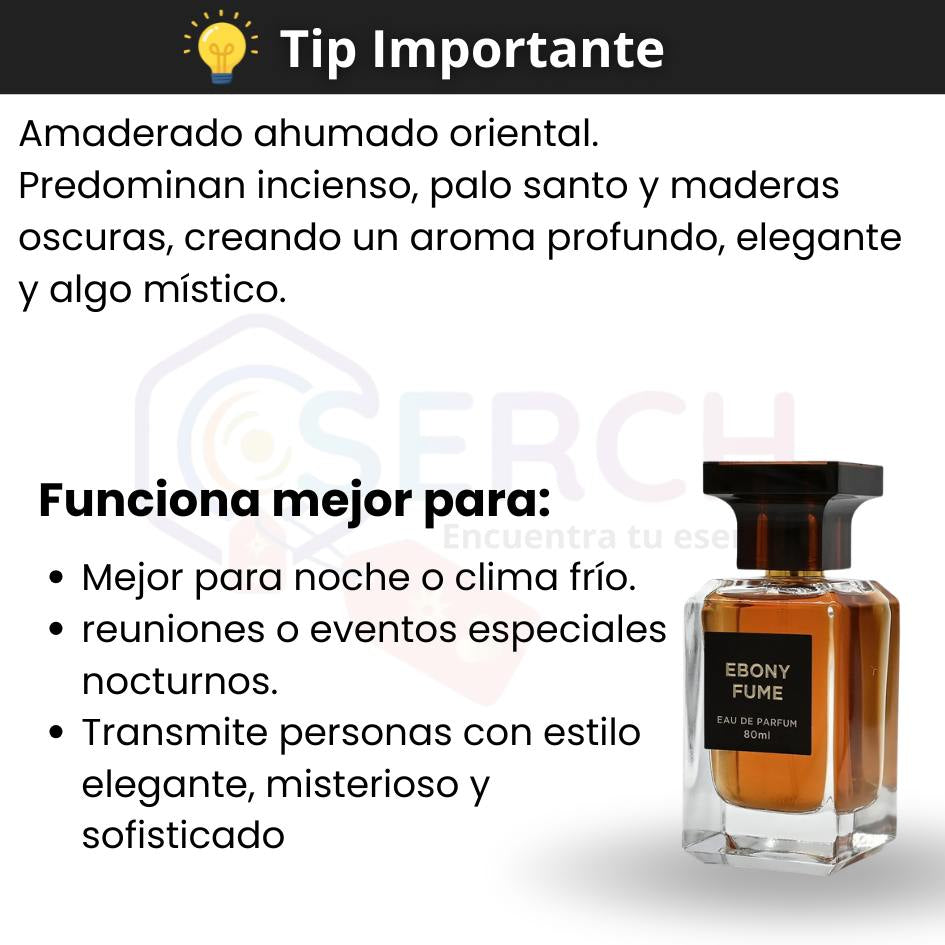 FRAGANCE WORLD - EBONY FUME EDP UNISEX - 2.8oz - 80ml