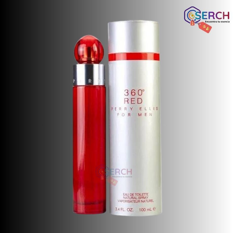 PERRY ELLIS - 360 RED EDT MEN - 3.4 oz (100 ml)