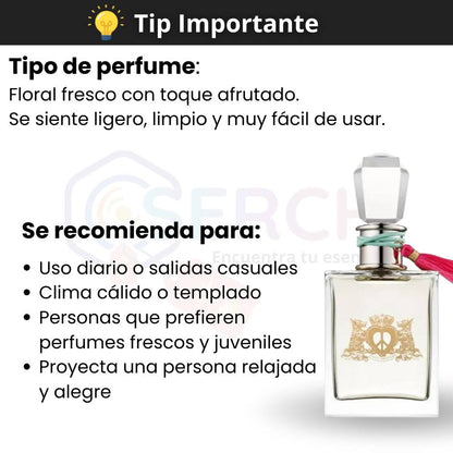 JUICY COUTURE - PEACE, LOVE & JUICY EDP WOMAN - 3.4ox (100 ml)