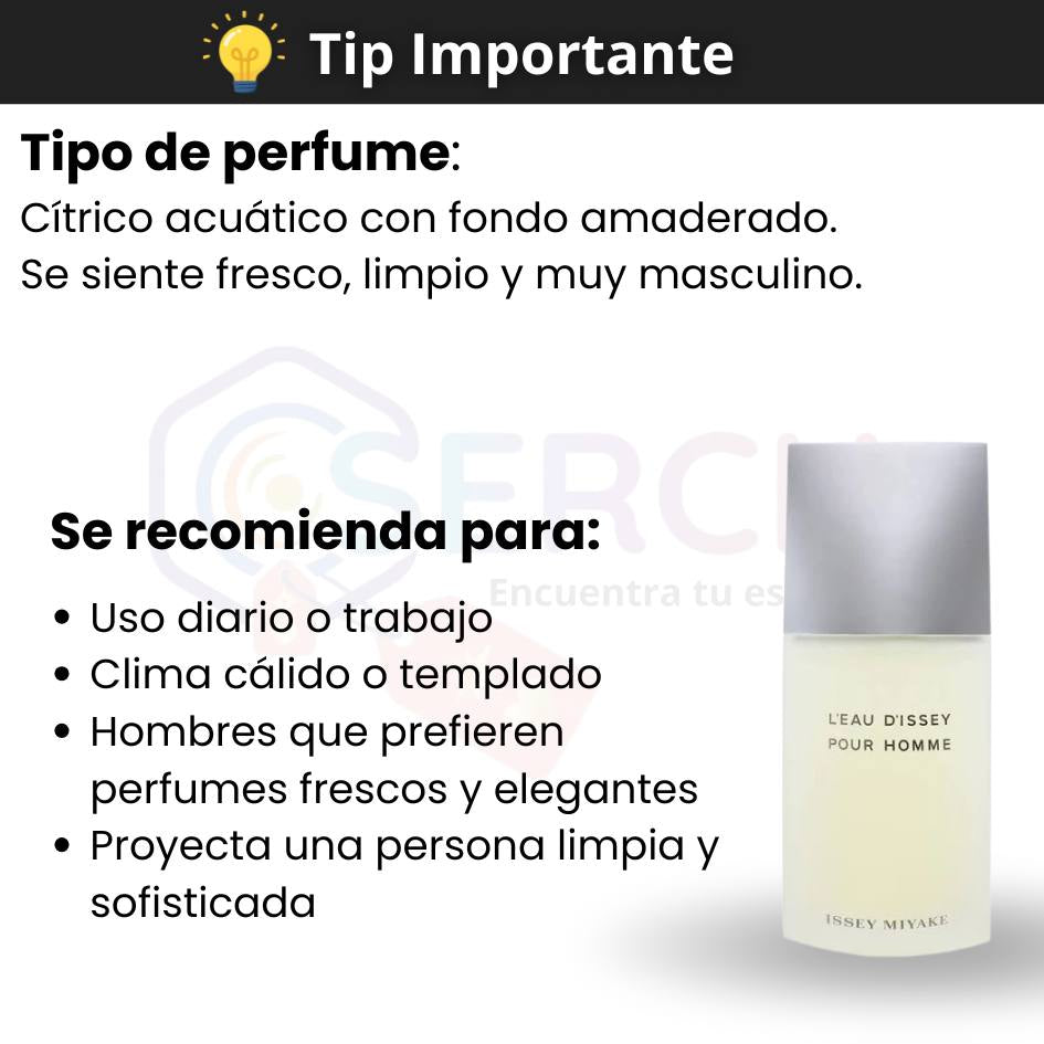 ISSEY MIYAKE - L'EAU D'ISSEY POUR HOMME EDT MEN - 6.7oz (200ml)