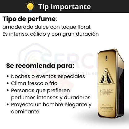 PACO RABANNE - 1 MILLION ELIXIR MEN- 3.4oz (100 ml)