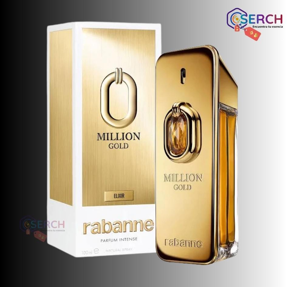 PACO RABANNE - 1 MILLION GOLD ELIXIR PARFUM INTENSE MEN - 3.4oz (100 ml)