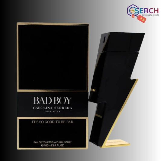 CAROLINA HERRERA - BAD BOY EDT MEN - 3.4oz - 100ml