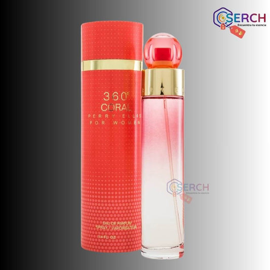 PERRY ELLIS - 360 CORAL EDP WOMAN - 3.4oz (100 ml)