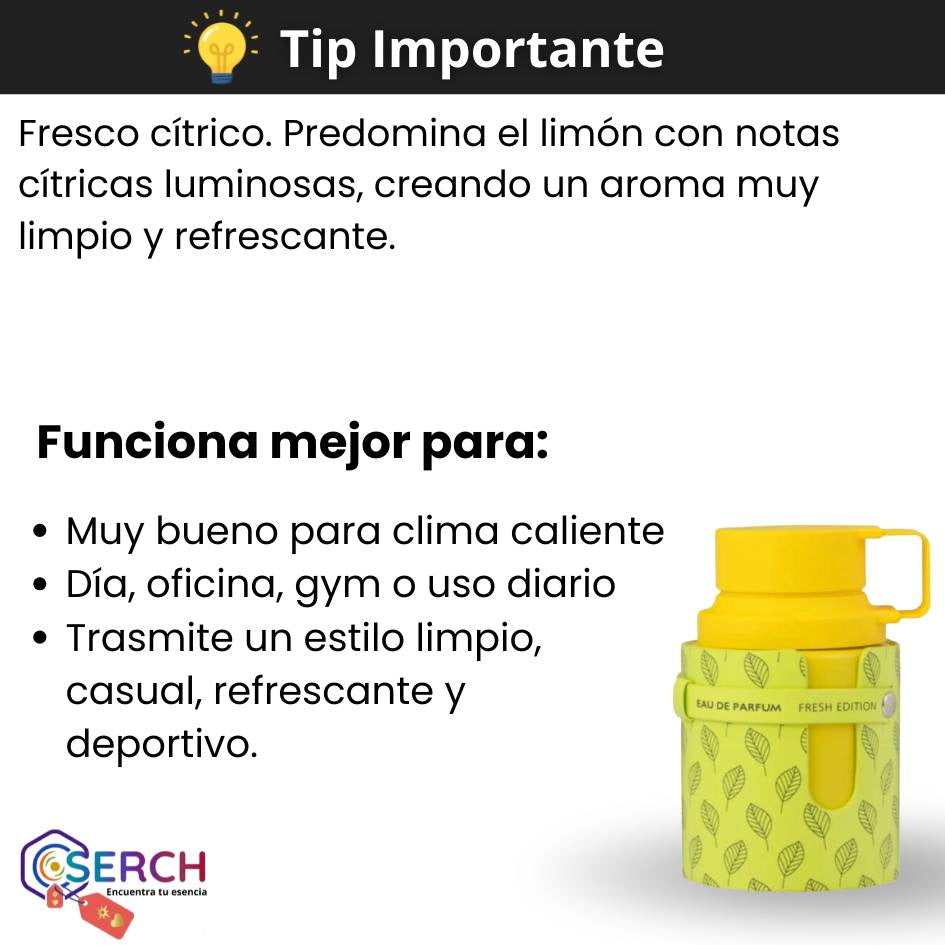 ARMAF - ODYSSEY LIMONI FRESH EDP UNISEX -MEN - 3.4oz - 100ml