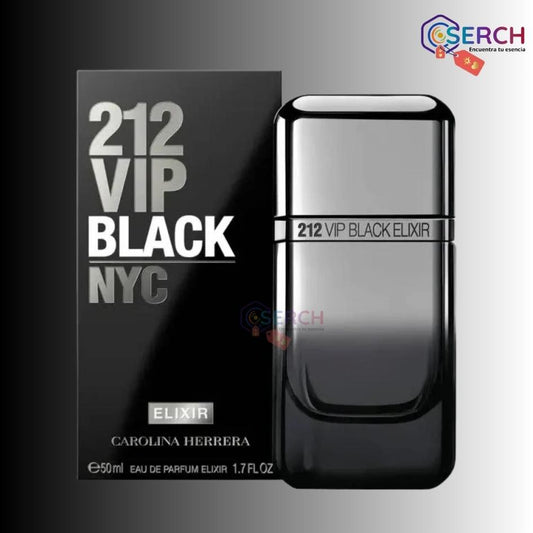CAROLINA HERRERA – 212 VIP BLACK ELIXIR EDP MEN - 3.4 oz (100 ml)