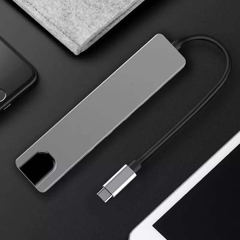 HUB USB-C 8 en 1 - Potencia y Versatilidad en un Solo Dispositivo