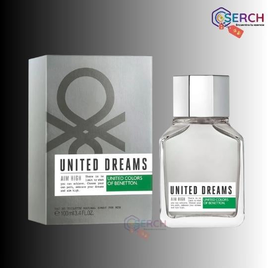 BENETTON - UNITED DREAMS AIM HIGH EDT MEN - 3.4 oz (100 ml)