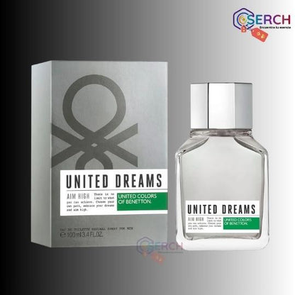 BENETTON - UNITED DREAMS AIM HIGH EDT MEN - 3.4 oz (100 ml)
