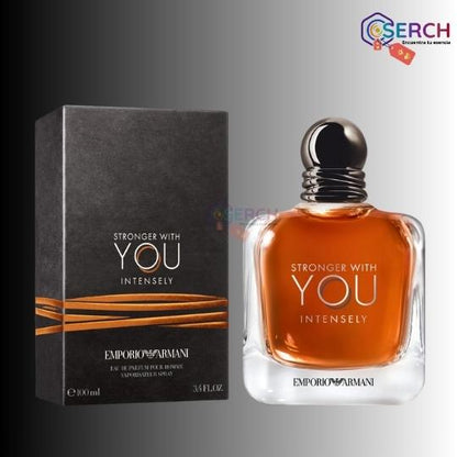 GIORGIO ARMANI - STRONGER WITH YOU INTENSELY EDP MEN - 3.4 oz (100 ml)