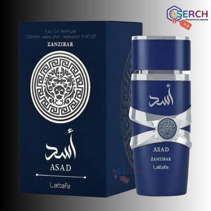 LATTAFA - ASAD ZANZIBAR EDP MEN - 3.4 oz (100 ml)