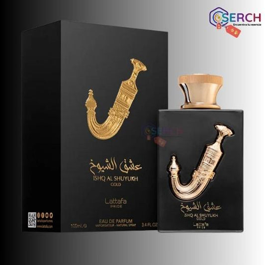 LATTAFA - ISHQ AL SHUYUKH GOLD EDP UNISEX - 3.4 oz (100 ml)