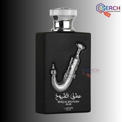LATTAFA - ISHQ AL SHUYUKH SILVER EDP UNISEX - 3.4 oz (100 ml)