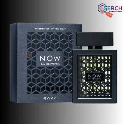 LATTAFA - RAVE NOW BLACK EDP MEN - 3.4 oz (100 ml)