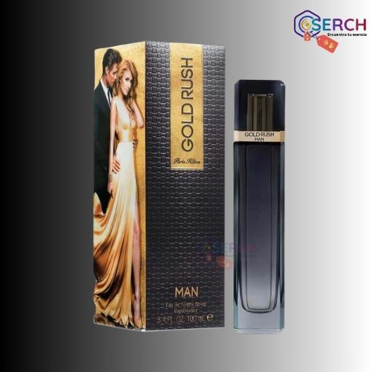 PARIS HILTON - GOLD RUSH EDT MEN - 3.4 oz (100 ml)