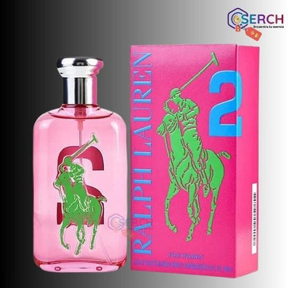 POLO - BIG PONY #2 PINK EDT WOMAN - 3.4 oz (100 ml)