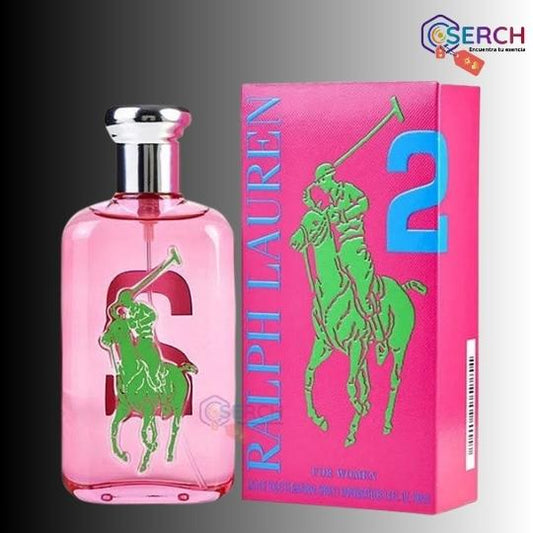 POLO - BIG PONY #2 PINK EDT WOMAN - 3.4 oz (100 ml)