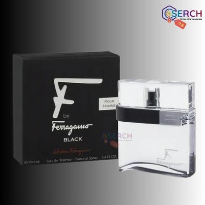 SALVATORE FERRAGAMO - F BLACK EDT MEN - 3.4 oz (100 ml)