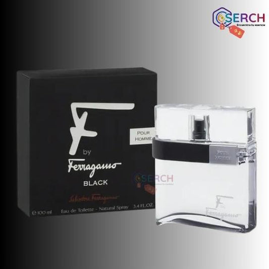 SALVATORE FERRAGAMO - F BLACK EDT MEN - 3.4 oz (100 ml)