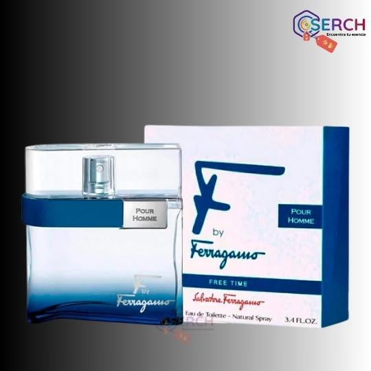 SALVATORE FERRAGAMO - F FREE TIME EDT MEN - 3.4 oz (100 ml)