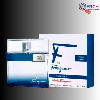 SALVATORE FERRAGAMO - F FREE TIME EDT MEN - 3.4 oz (100 ml)