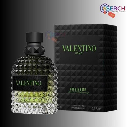 VALENTINO - UOMO BORN IN ROMA GREEN STRAVAGANZA EDT MEN - 3.4 oz (100 ml)