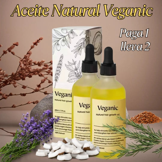 Aceite Natural Veganic - Pagas 1, Llevas 2