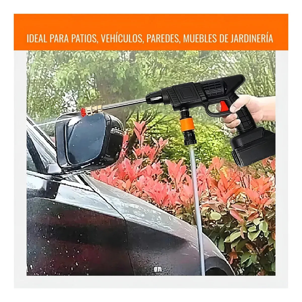Hidrolavadora Portatil Inalambrica  - Potencia profesional, limpieza sin cables y máxima comodidad