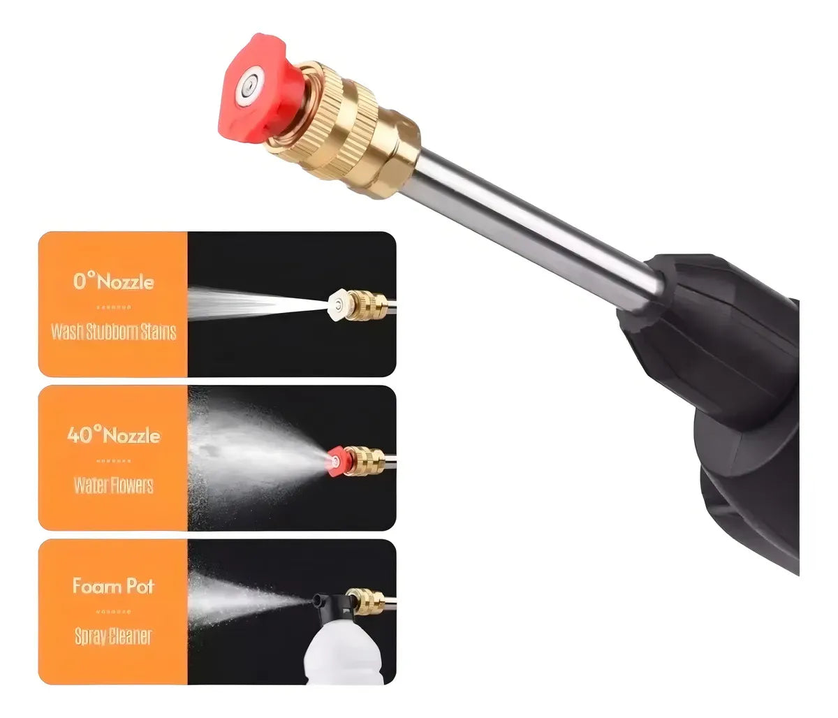 Hidrolavadora Portatil Inalambrica  - Potencia profesional, limpieza sin cables y máxima comodidad